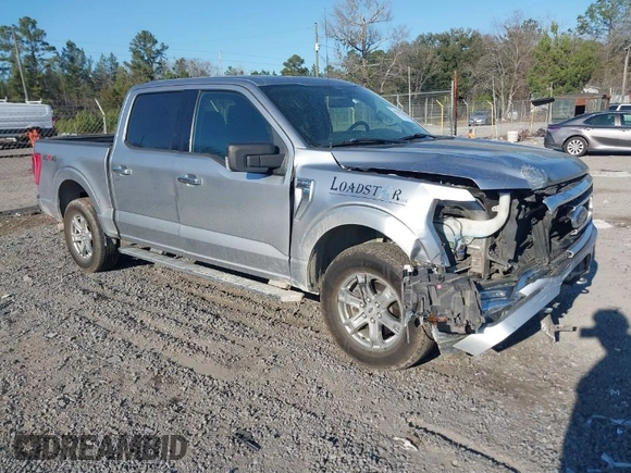 2021 Ford F-150 XL with VIN 1FTFW1E58MFA73753, listed as a IAAI auction lot 41707310 with 138,450 mi miles. Bid and sale history available at carsss.com. Image 1.