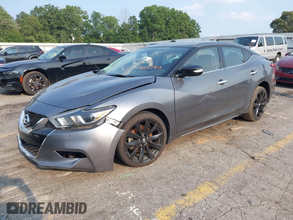 2017 Nissan Maxima SR with VIN 1N4AA6AP4HC405780, listed as a IAAI auction lot 42371633 with 161,502 mi miles and . Bid and sale history available at DreamBid. Image 2.
