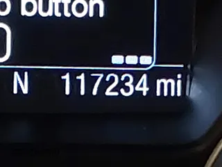 2014 Ford Escape Titanium with VIN 1FMCU9JX9EUA56421, listed as a IAAI auction lot 41392372 with 117,234 mi miles. Bid and sale history available at carsss.com. Image 16.