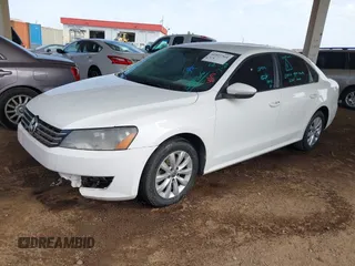 2012 Volkswagen Passat S w/Appearance with VIN 1VWAP7A35CC084706, listed as a IAAI auction lot 41927364 with 245,100 mi miles. Bid and sale history available at carsss.com. Image 2.