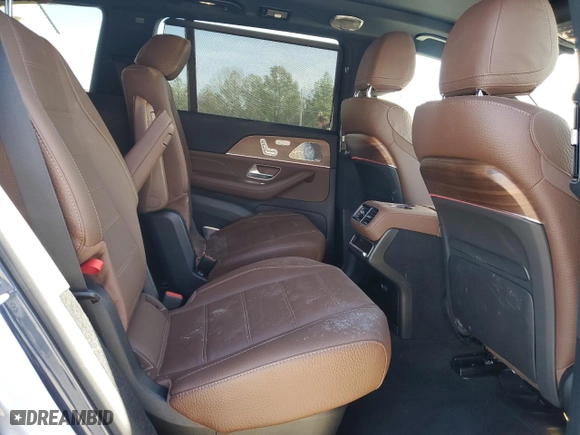 2024 Mercedes-Benz GLS with VIN 4JGFF5KE5RB173041, listed as a Copart auction lot 43262175 with 12,076 mi miles and Salvage Title. Bid and sale history available at carsss.com. Image 11.