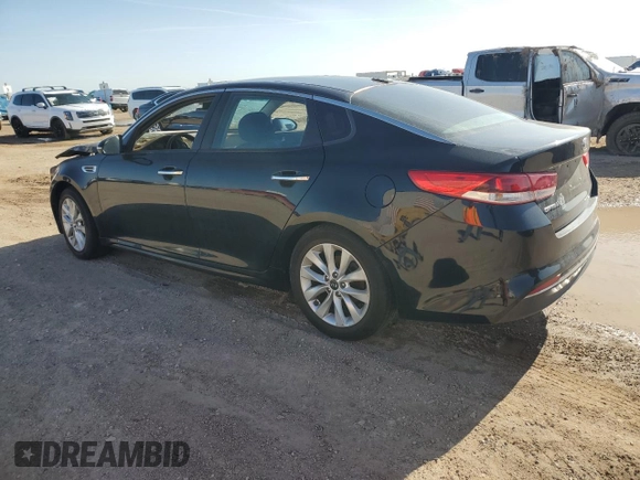 2018 Kia Optima LX with VIN 5XXGT4L39JG252381, listed as a Copart auction lot 52495335 with Not Provided miles and Salvage Title. Bid and sale history available at DreamBid. Image 2.