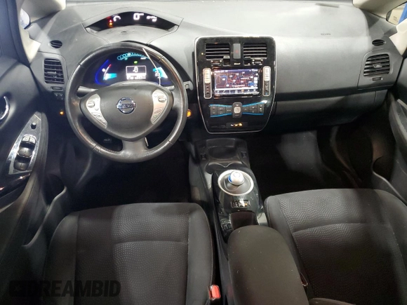 2017 Nissan LEAF S with VIN 1N4BZ0CP2HC306012, listed as a Copart auction lot 86767614 with 42,666 mi miles and Salvage Title. Bid and sale history available at carsss.com. Image 8.