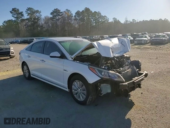 2016 Hyundai Sonata Hybrid SE with VIN KMHE24L15GA013323, listed as a Copart auction lot 49508115 with 0 mi miles and Salvage Title. Bid and sale history available at carsss.com. Image 10.