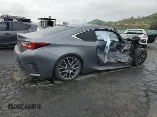 2015 Lexus RC 350 F Sport with VIN JTHHE5BC7F5007529, listed as a Copart auction lot 51106915 with 108,008 mi miles and Salvage title. Bid and sale history available at DreamBid. Image 3.