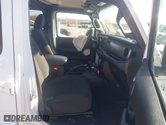 2023 Jeep Wrangler Sport S with VIN 1C4HJXDN4PW702277, listed as a IAAI auction lot 41835864 with 27,768 mi miles and . Bid and sale history available at DreamBid. Image 5.