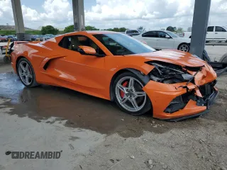 2023 Chevrolet Corvette 2LT with VIN 1G1YB3D45P5105635, listed as a Copart auction lot 59577785 with 16,595 mi miles and Salvage title. Bid and sale history available at DreamBid. Image 4.