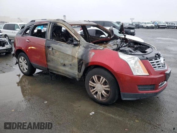 2014 Cadillac SRX with VIN 3GYFNAE37ES519285, listed as a Copart auction lot 83986834 with Not Provided miles and Salvage Title. Bid and sale history available at DreamBid. Image 4.