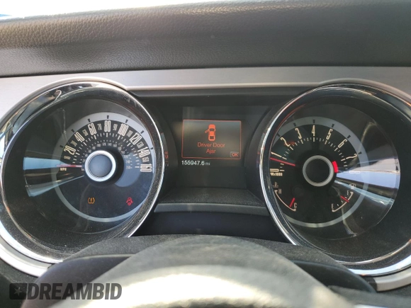 2013 Ford Mustang V6 with VIN 1ZVBP8AM5D5235990, listed as a Copart auction lot 50133225 with 155,947 mi miles and Clean title. Bid and sale history available at DreamBid. Image 9.