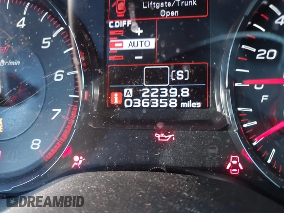 2020 Subaru WRX STI z VIN JF1VA2S66L9814613, wystawiony jako IAAI lot #41671159 z przebiegiem 36 358 mil mil oraz . Historia ofert i sprzedaży dostępna na DreamBid. Obrazek 16.