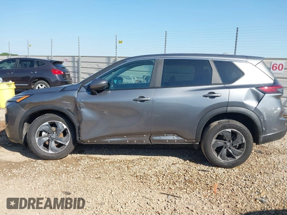2024 Nissan Rogue SV with VIN 5N1BT3BA7RC704470, listed as a IAAI auction lot 42045775 with 25,288 mi miles and . Bid and sale history available at carsss.com. Image 14.