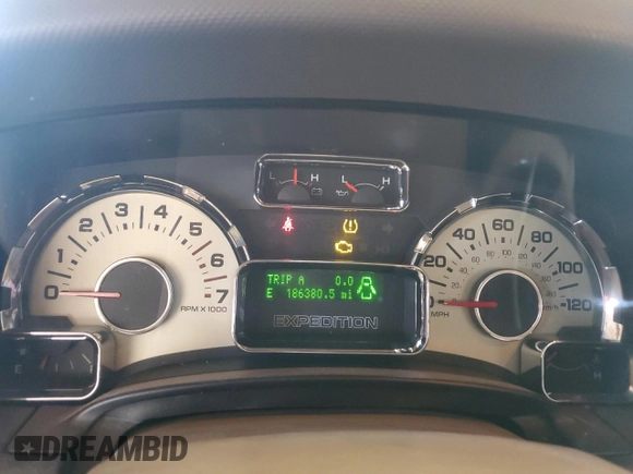 2007 Ford Expedition EL Limited with VIN 1FMFK19527LA45910, listed as a Copart auction lot 83823304 with 186,380 mi miles and Salvage Title. Bid and sale history available at carsss.com. Image 9.