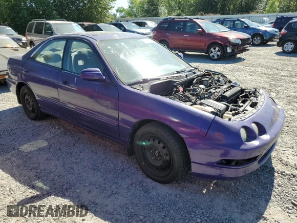1996 Acura Integra LS with VIN JH4DB7653TS005093, listed as a Copart auction lot 57783383 with 217,250 mi miles and Salvage title. Bid and sale history available at DreamBid. Image 4.