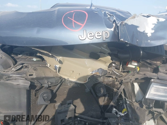2020 Jeep Grand Cherokee Limited z VIN 1C4RJEBG3LC371068, wystawiony jako IAAI lot #42271503 z przebiegiem 43 347 mil mil oraz . Historia ofert i sprzedaży dostępna na DreamBid. Obrazek 10.