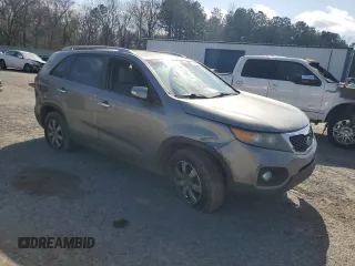 2011 Kia Sorento LX with VIN 5XYKT3A1XBG097651, listed as a Copart auction lot 47799775 with 136,918 mi miles and Salvage Title. Bid and sale history available at carsss.com. Image 4.