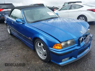 1998 BMW 3 Series M3 with VIN WBSBK0336WEC38029, listed as a IAAI auction lot 42020010 with 145,340 mi miles. Bid and sale history available at carsss.com. Image 1.
