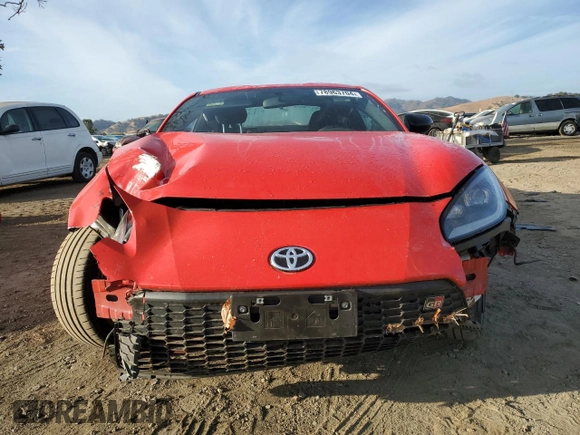 2022 Toyota GR86 Premium with VIN JF1ZNBF17N8752636, listed as a Copart auction lot 78963704 with 77,938 mi miles and Salvage Title. Bid and sale history available at carsss.com. Image 5.
