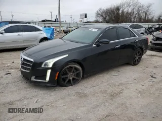 2014 Cadillac CTS Luxury RWD with VIN 1G6AR5SX7E0185501, listed as a Copart auction lot 44341465 with 112,931 mi miles and Salvage Title. Bid and sale history available at carsss.com. Image 1.