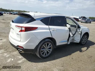 2023 Acura RDX w/Technology Package with VIN 5J8TC1H53PL009246, listed as a Copart auction lot 48107825 with 0 mi miles and Salvage Title. Bid and sale history available at carsss.com. Image 3.