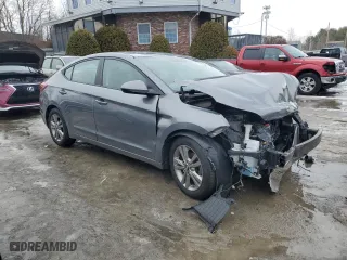 2019 Hyundai Elantra SE with VIN 5NPD74LF5KH419780, listed as a Copart auction lot 46272655 with 101,113 mi miles and Salvage Title. Bid and sale history available at carsss.com. Image 4.
