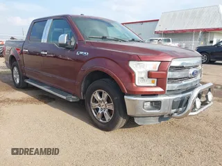 2015 Ford F-150 XL with VIN 1FTEW1CG0FFA55038, listed as a IAAI auction lot 41968878 with 50,189 mi miles and . Bid and sale history available at DreamBid. Image 1.
