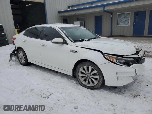 2018 Kia Optima LX with VIN 5XXGT4L34JG272537, listed as a Copart auction lot 46372815 with 89,204 mi miles and Salvage Title. Bid and sale history available at carsss.com. Image 4.