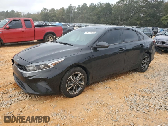 2022 Kia Forte LXS with VIN 3KPF24AD4NE473363, listed as a Copart auction lot 49177655 with 52,580 mi miles and Non Repairable. Bid and sale history available at carsss.com. Image 1.