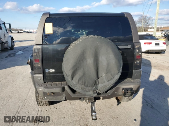 2007 Hummer H3 SUV with VIN 5GTDN13E378208104, listed as a Copart auction lot 88577015 with 274,318 mi miles and Clean Title. Bid and sale history available at DreamBid. Image 6.