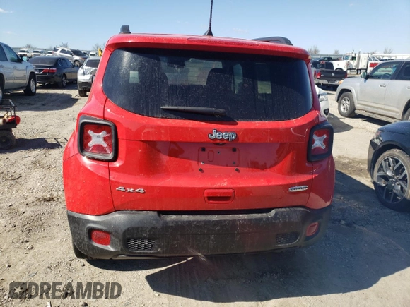 2020 Jeep Renegade Latitude with VIN ZACNJBBB6LPL71835, listed as a Copart auction lot 46635595 with 27,522 mi miles and Salvage title. Bid and sale history available at DreamBid. Image 6.