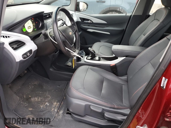 2020 Chevrolet Bolt EV Premier with VIN 1G1FZ6S07L4149480, listed as a Copart auction lot 45552255 with 9,049 mi miles and Salvage title. Bid and sale history available at DreamBid. Image 7.
