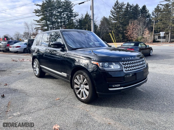 2016 Land Rover Range Rover Supercharged with VIN SALGS2EF2GA263704, listed as a Copart auction lot 50368025 with 106000 miles and Clean Title. Bid and sale history available at carsss.com. Image 1.