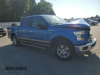 2015 Ford F-150 XL with VIN 1FTEW1CP9FFA66958, listed as a Copart auction lot 61858935 with 93,138 mi miles and Salvage title. Bid and sale history available at DreamBid. Image 4.