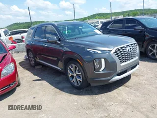 2021 Hyundai Palisade SEL z VIN KM8R4DHE2MU184984, wystawiony jako IAAI lot #42221108 z przebiegiem 107 960 mil mil oraz . Historia ofert i sprzedaży dostępna na DreamBid. Obrazek 1.