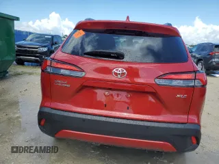 2022 Toyota Corolla Cross XLE with VIN 7MUDAAAG8NV014321, listed as a Copart auction lot 62181355 with 24,550 mi miles and Non repairable. Bid and sale history available at DreamBid. Image 6.