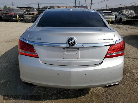2014 Buick LaCrosse Leather with VIN 1G4GB5G32EF101076, listed as a Copart auction lot 54092665 with 121,934 mi miles and Clean Title. Bid and sale history available at carsss.com. Image 6.