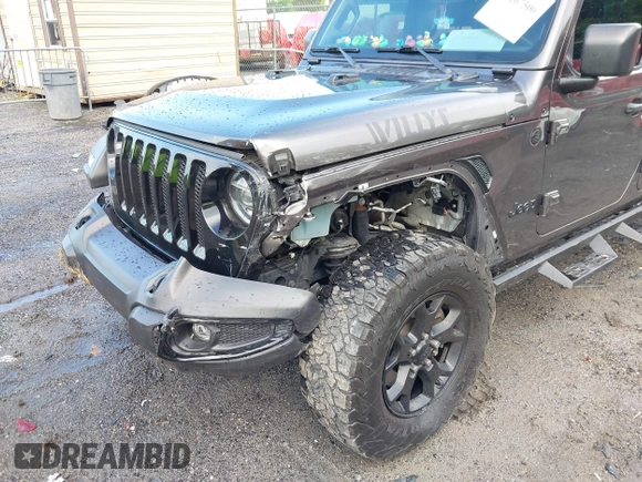 2021 Jeep Wrangler Unlimited Willys с VIN 1C4HJXDG2MW646904, выставлен на аукционе IAAI как лот 42267506 с пробегом 55 530 миль миль и . История ставок и продаж доступна на DreamBid. Изображение 6.