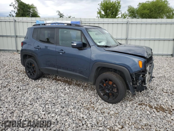 2020 Jeep Renegade Altitude with VIN ZACNJBBB3LPL96725, listed as a Copart auction lot 60911294 with 40,878 mi miles and Clean title. Bid and sale history available at DreamBid. Image 4.