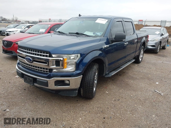 2020 Ford F-150 XL with VIN 1FTEW1CP9LKD49119, listed as a IAAI auction lot 41554139 with 117,592 mi miles. Bid and sale history available at carsss.com. Image 2.