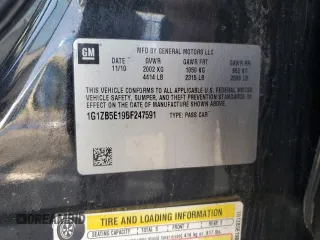 2011 Chevrolet Malibu 1LS with VIN 1G1ZB5E19BF247591, listed as a Copart auction lot 54989215 with 214,244 mi miles and Clean Title. Bid and sale history available at DreamBid. Image 12.