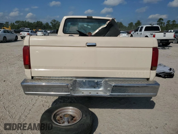 1992 Ford F-150 with VIN 1FTDF15Y7NPA18708, listed as a Copart auction lot 72081004 with 0 mi miles and Salvage Title. Bid and sale history available at carsss.com. Image 6.