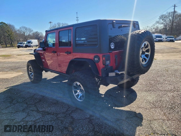 2014 Jeep Wrangler Unlimited Rubicon with VIN 1C4BJWFGXEL197231, listed as a Copart auction lot 49048485 with 90,165 mi miles and Clean Title. Bid and sale history available at carsss.com. Image 3.