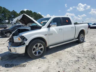 2017 Ram 1500 Laramie with VIN 1C6RR7NT4HS846146, listed as a Copart auction lot 62737615 with 99,569 mi miles and Salvage title. Bid and sale history available at DreamBid. Image 1.