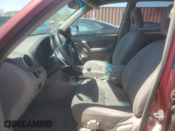 2005 Toyota RAV4 with VIN JTEGD20VX50051132, listed as a Copart auction lot 53438235 with 281,336 mi miles and Salvage Title. Bid and sale history available at carsss.com. Image 7.