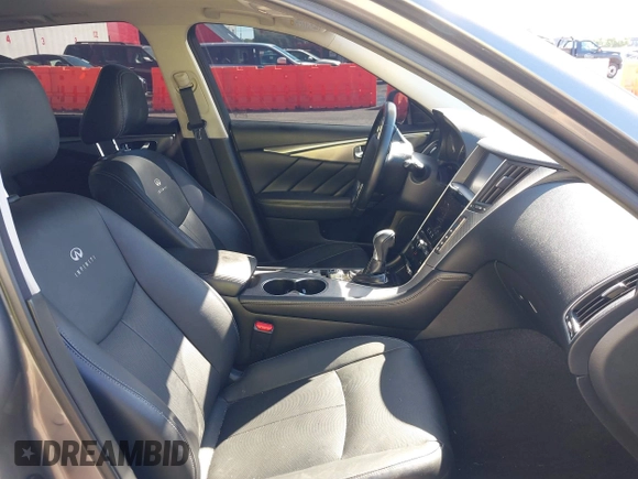 2014 Infiniti Q50 Premium with VIN JN1BV7AR4EM700364, listed as a IAAI auction lot 42032156 with 75,469 mi miles and . Bid and sale history available at DreamBid. Image 5.