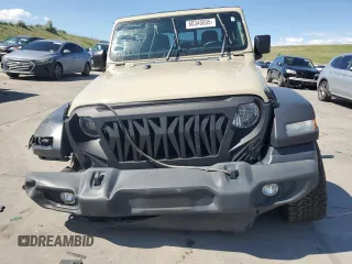 2020 Jeep Gladiator Sport S with VIN 1C6HJTAG5LL161239, listed as a Copart auction lot 60348605 with 35,333 mi miles and Salvage title. Bid and sale history available at DreamBid. Image 5.