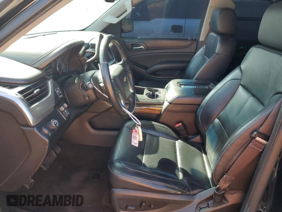 2015 Chevrolet Tahoe LT with VIN 1GNSCBKC0FR727525, listed as a Copart auction lot 53171665 with 114,689 mi miles and Salvage title. Bid and sale history available at DreamBid. Image 7.