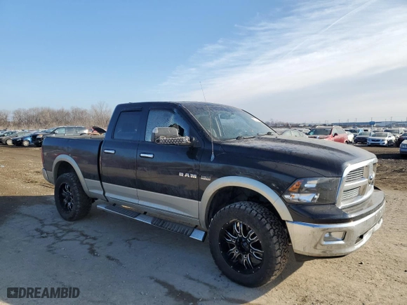 2010 Dodge Ram 1500 Laramie with VIN 1D7RV1GT6AS163133, listed as a Copart auction lot 86348084 with 125,013 mi miles and Salvage Title. Bid and sale history available at carsss.com. Image 4.