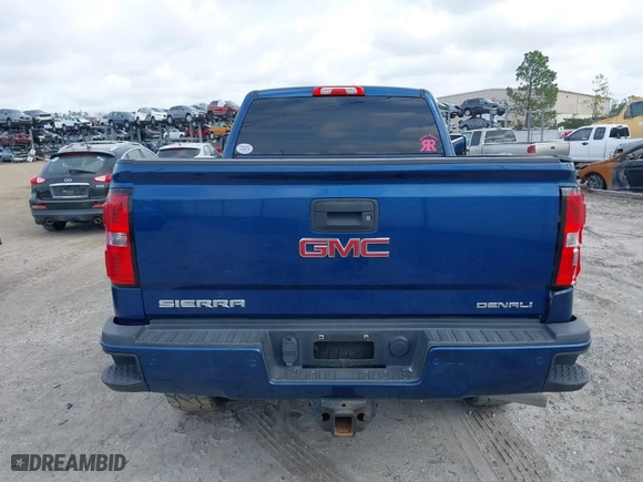 2015 GMC Sierra 2500HD available WiFi Denali with VIN 1GT120E83FF650086, listed as a IAAI auction lot 41448177 with NaN miles. Bid and sale history available at carsss.com. Image 16.