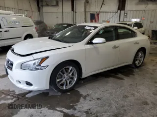 2013 Nissan Maxima S with VIN 1N4AA5APXDC801409, listed as a Copart auction lot 51777725 with 176,787 mi miles and Non Repairable. Bid and sale history available at DreamBid. Image 1.