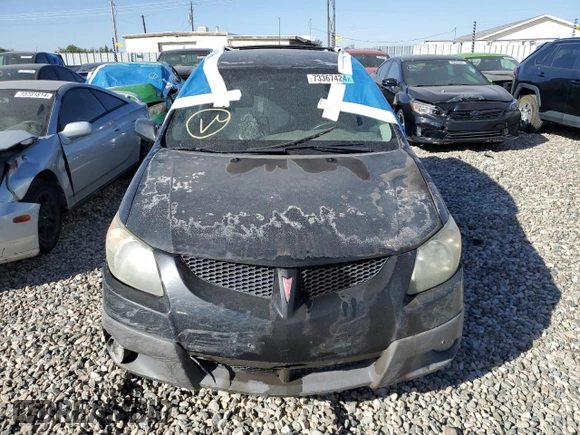 2003 Pontiac Vibe with VIN 5Y2SL62843Z420527, listed as a Copart auction lot 73367424 with 0 mi miles and Salvage Title. Bid and sale history available at carsss.com. Image 5.